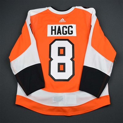 Robert Hagg - Philadelphia Flyers - Eric Lindros Jersey Retirement Night Game-Worn Jersey