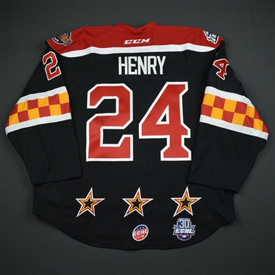James Henry - 2018 CCM/ECHL All-Star Classic - North Division - Game-Issued Autographed Jersey