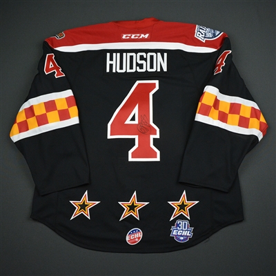 Woody Hudson - 2018 CCM/ECHL All-Star Classic - North Division - Game-Worn Autographed Semi-Final Jersey - 2nd Half Only