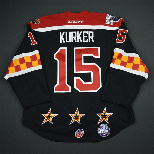 Sam Kurker - 2018 CCM/ECHL All-Star Classic - North Division - Game-Worn Autographed Semi-Final Jersey - 2nd Half Only