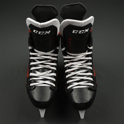 Connor McDavid - Edm. Oilers - Game-Worn CCM JetSpeed Skates - PHOTO-MATCHED to Oct. 28, 2017 vs. Washington Capitals - 1 Game