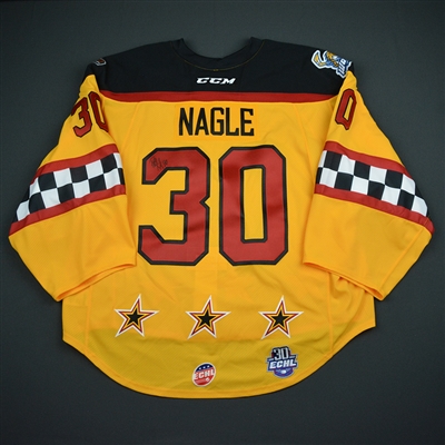 Pat Nagle - 2018 CCM/ECHL All-Star Classic - Central Division - Game-Worn Autographed Semi-Final Jersey - 2nd Half Only