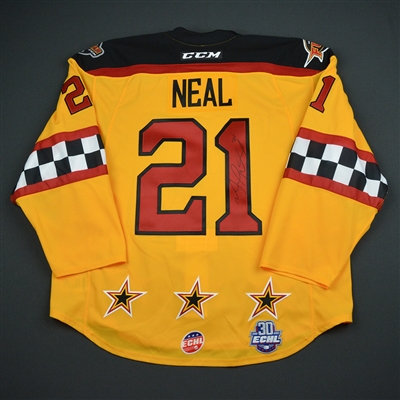 Michael Neal - 2018 CCM/ECHL All-Star Classic - Central Division - Game-Worn Autographed Semi-Final Jersey - 2nd Half Only