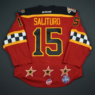 Dante Salituro - 2018 CCM/ECHL All-Star Classic - Mountain Division - Game-Worn Autographed Semi-Final Jersey - 2nd Half Only