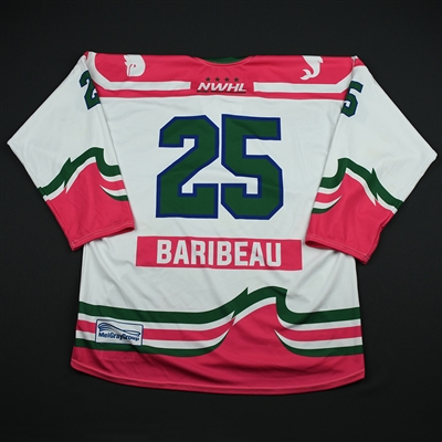 Juana Baribeau - Connecticut Whale - Game-Worn Strides for the Cure Jersey - Jan. 27, 2018