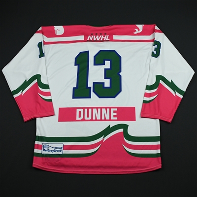 Cassie Dunne - Connecticut Whale - Game-Issued Strides for the Cure Jersey - Jan. 27, 2018