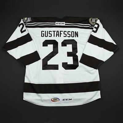 Hampus Gustafsson - Hershey Bears - 2018 Capital BlueCross Outdoor Classic Game-Issued Jersey