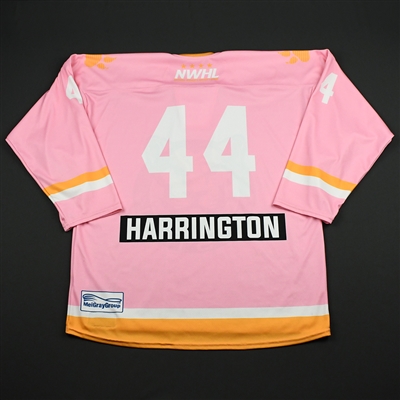 Paige Harrington - Boston Pride - Game-Worn Strides for the Cure Jersey - Feb. 2, 2018