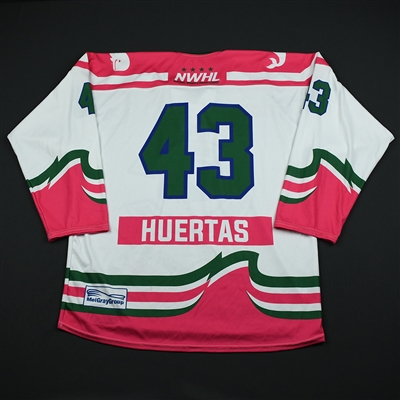Meghan Huertas - Connecticut Whale - Game-Worn Strides for the Cure Jersey - Jan. 27, 2018
