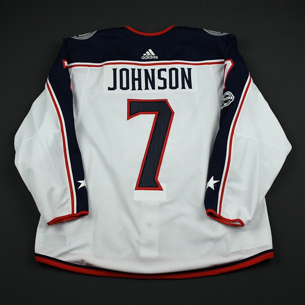 jack johnson columbus blue jackets jersey