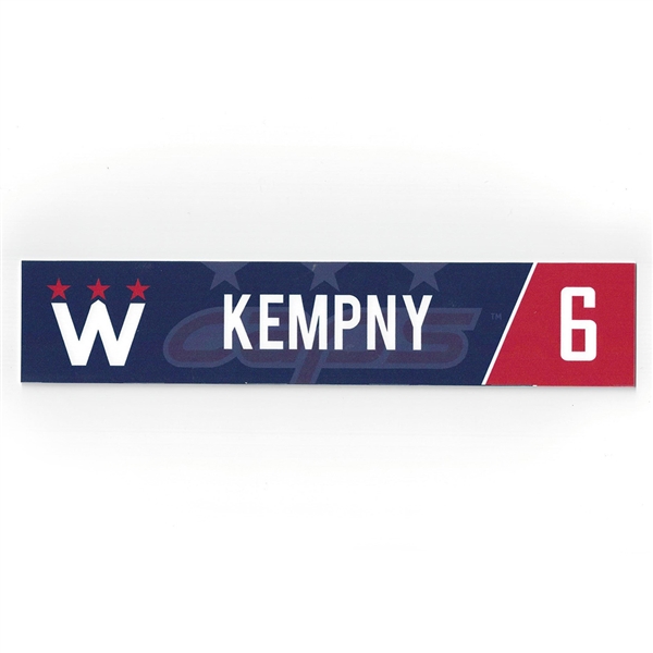 Michal Kempny - Washington Capitals - 2018 Stadium Series-Style March 20th Locker Room Nameplate 