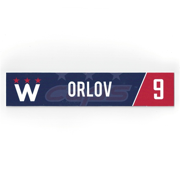 Dmitry Orlov - Washington Capitals - 2018 Stadium Series-Style March 20th Locker Room Nameplate 