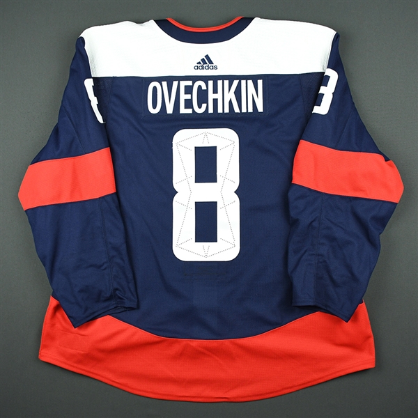 ovechkin game worn jersey