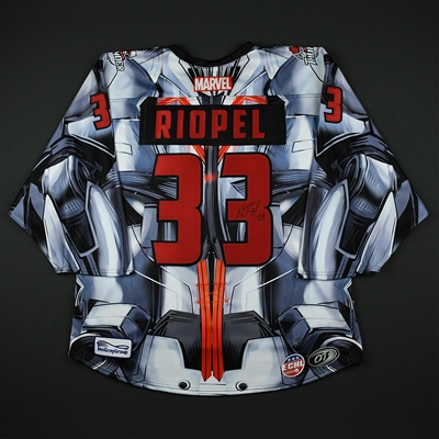 Nick Riopel - Wichita Thunder - 2017-18 MARVEL Super Hero Night - Game-Issued Autographed Jersey
