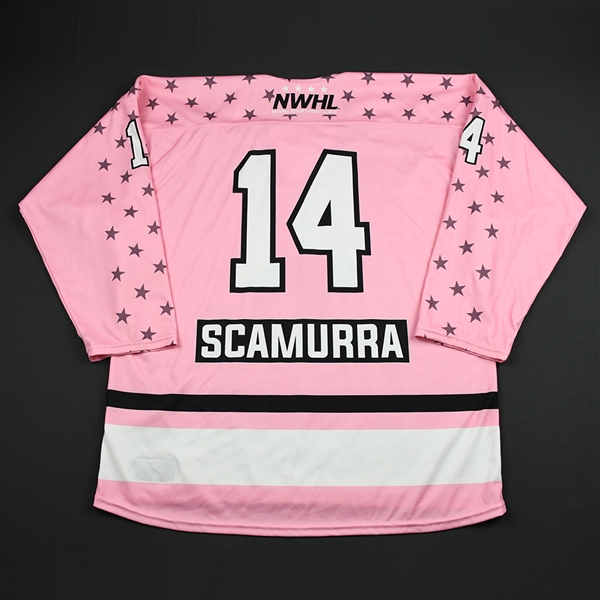Hayley Scamurra - Buffalo Beauts - Game-Worn Strides for the Cure Jersey - Jan. 20, 2018