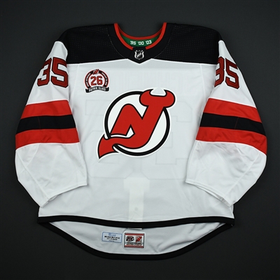Cory Schneider - New Jersey Devils - Patrik Elias Jersey Retirement Night Game-Issued Jersey