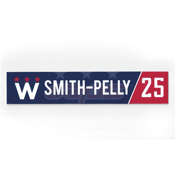 Devante Smith-Pelly - Washington Capitals - 2018 Stadium Series-Style March 20th Locker Room Nameplate 