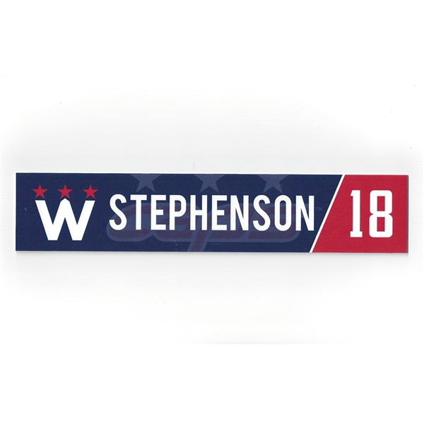 Chandler Stephenson - Washington Capitals - 2018 Stadium Series-Style March 20th Locker Room Nameplate 
