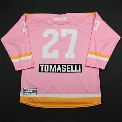Kathryn Tomaselli - Boston Pride - Game-Issued Strides for the Cure Jersey - Feb. 2, 2018