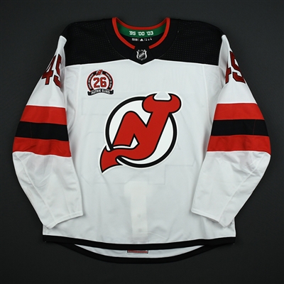 Sami Vatanen - New Jersey Devils - Patrik Elias Jersey Retirement Night Game-Worn Jersey