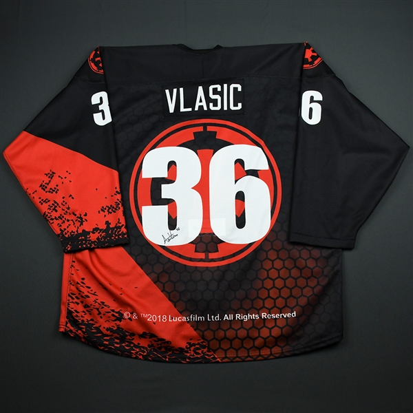 Alex Vlasic - 2018 U.S. National Under-17 Development Team - Star Wars Night Game-Worn Autographed Jersey