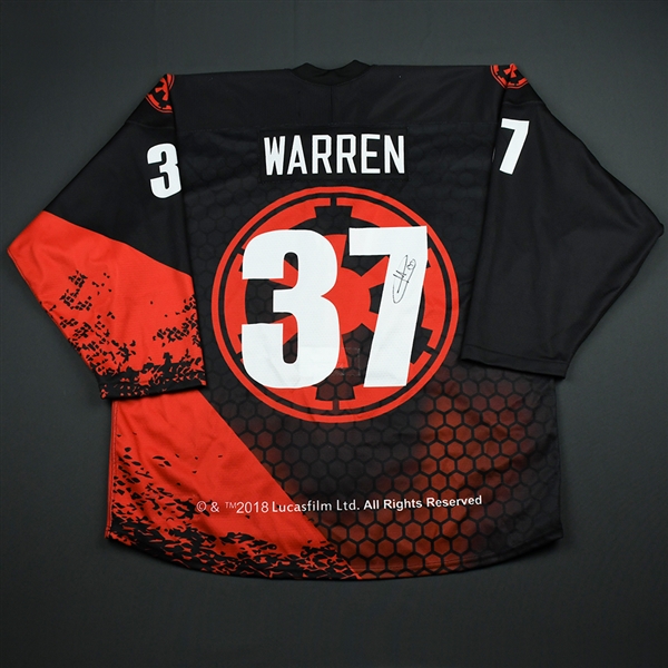 Marshall Warren - 2018 U.S. National Under-17 Development Team - Star Wars Night Game-Worn Autographed Jersey w/A