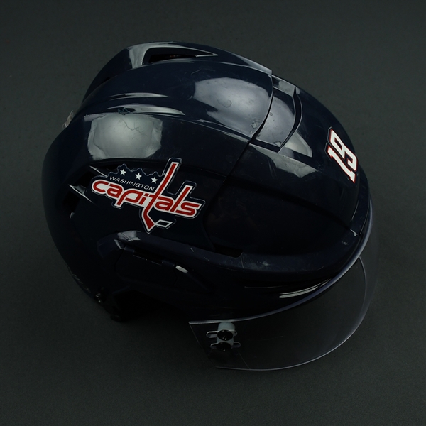 Nicklas Backstrom - Washington Capitals - 2017-18 Game-Worn Helmet