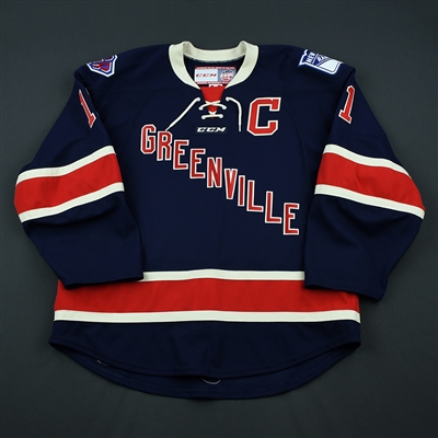 Bretton Cameron - Greenville Swamp Rabbits - 2018 Captains Club - Autographed Game-Worn Jersey w/C