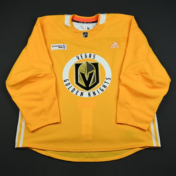 Ryan Reaves - Vegas Golden Knights- 2017-18 Inaugural Season Practice-Worn Jersey