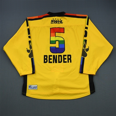 Lexi Bender - Boston Pride - Game-Worn You Can Play Jersey - Feb. 2, 2019