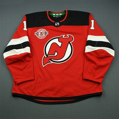 Brian Boyle - New Jersey Devils - Martin Brodeur Hockey Hall of Fame Honoree - Game-Issued Jersey - Nov. 13