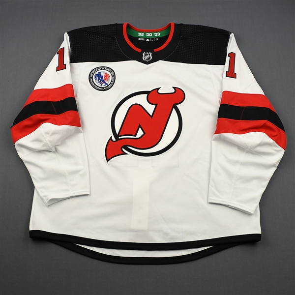 Brian Boyle - New Jersey Devils - 2018 Hockey Hall of Fame Game - Game-Worn Jersey - November 9