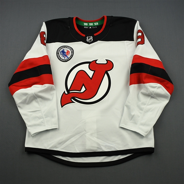 Will Butcher - New Jersey Devils - 2018 Hockey Hall of Fame Game - Game-Worn Jersey - November 9