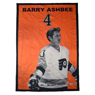 Barry Ashbee - Philadelphia Flyers - Retired Number Banner from Wells Fargo Center