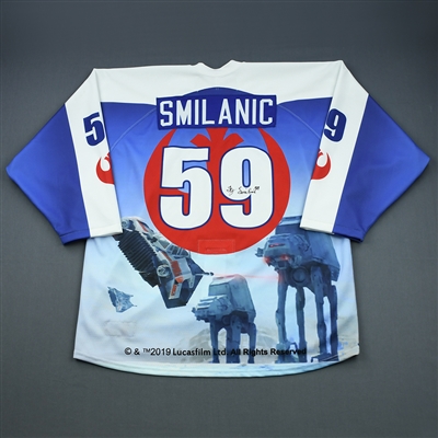 Ty Smilanic - 2019 U.S. National Under-17 Development Team - Star Wars Night Game-Worn Autographed Jersey