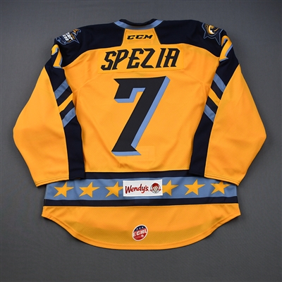 Tyler Spezia - 2019 CCM/ECHL All-Star Classic - Hooks - Game-Issued Jersey
