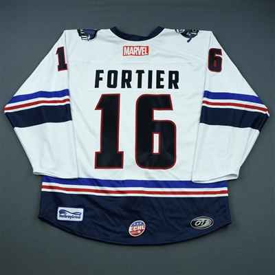Maxime Fortier - Jacksonville Icemen - 2018-19 MARVEL Super Hero Night - Game-Issued Jersey 