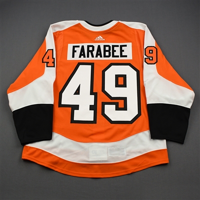 Joel Farabee - 2019 NHL Global Series Game-Issued Jersey