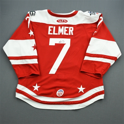 Jake Elmer - 2020 ECHL All-Star Classic - Eastern - Game-Worn During GM 5 & 6, Skills Comp. & Semi-FinalsAuto Jersey & Socks 