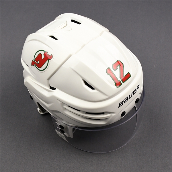 Ben Lovejoy - Game-Worn Heritage Helmet - 2018-19 NHL Season