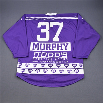 Adelle Murphy - Boston Pride - 2018-19 - Purple DIFD Warm-Up Jersey Game-Issued - March 2, 2019 vs. Minnesota Whitecaps - MGG005325