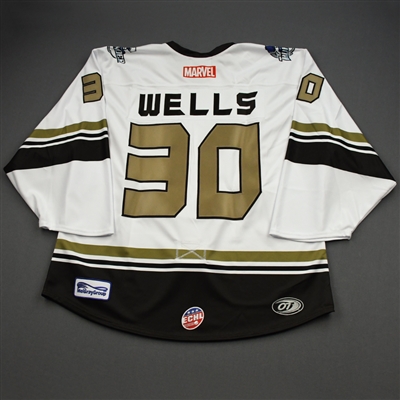 Dylan Wells - Groot - 2019-20 MARVEL Super Hero Night - Game-Issued Jersey