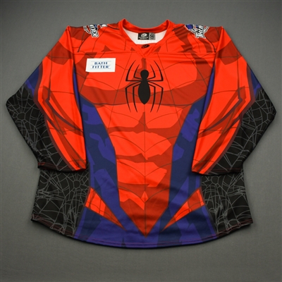 Blank NNO - Spider-Man- 2019-20 MARVEL Super Hero Night - Game-Issued Jersey  and Socks 
