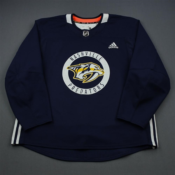 P.K. Subban - 18-19 - Nashville Predators - Navy Practice Jersey 