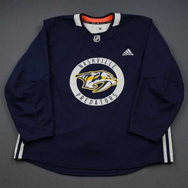 Roman Josi - 18-19 - Nashville Predators - Navy Practice Jersey 