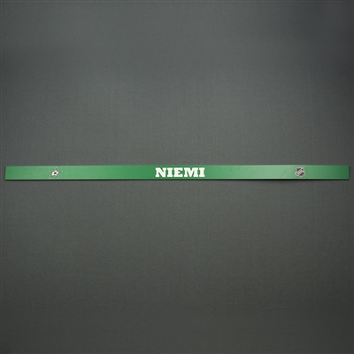 Antti Niemi - Dallas Stars - Name Plate