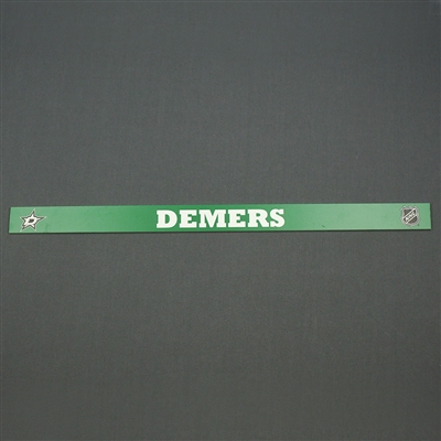 Jason Demers - Dallas Stars - Name Plate