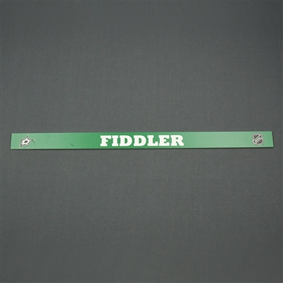 Vern Fiddler - Dallas Stars - Name Plate