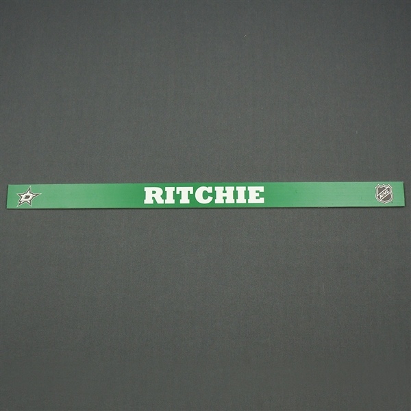 Brett Ritchie - Dallas Stars - Name Plate