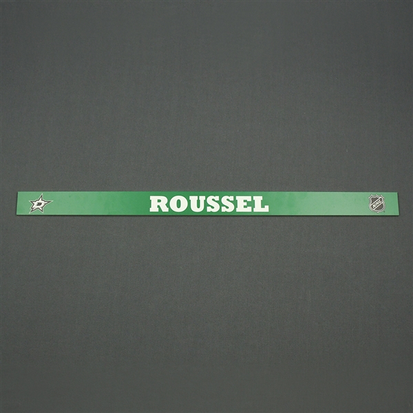 Antoine Roussel - Dallas Stars - Name Plate